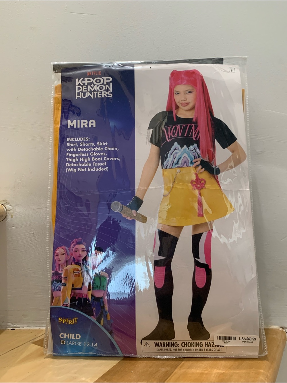 Netflix K-Pop Demon Hunters Mira Kids Costume - size Large 12-14